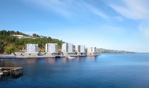 Breivik Brygge, 5 hus.